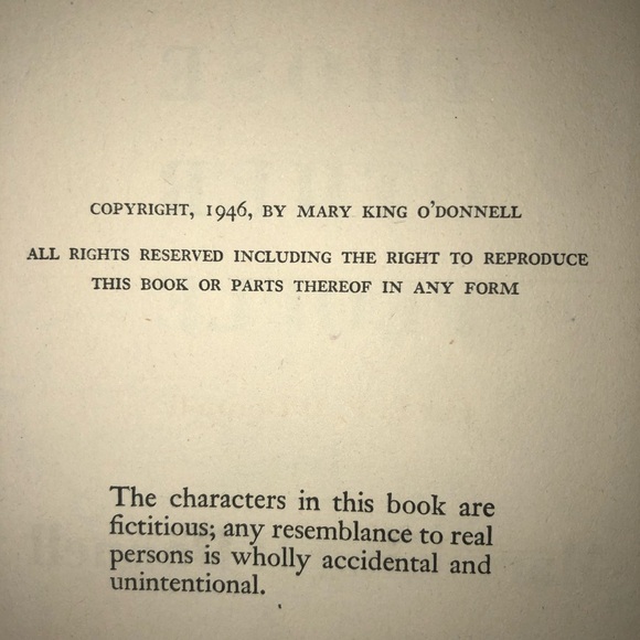 Those Other People by Mary King O’Donnel, 1946 copy assumed first edition-used - Picture 6 of 8